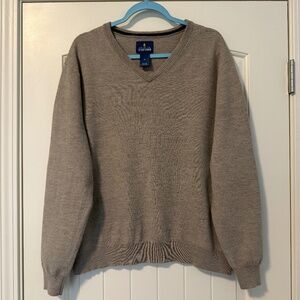 Stafford Men’s 100% Wool Beige‎ Pullover Size XL